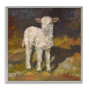 Stupell Industries Soft Baby Lamb Painting, 24" x 24" - 1 of 4
