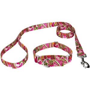 Country Brook Petz Martingale Collar and Leash - Paisley Collection - 1 of 4