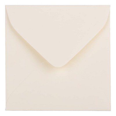 JAM Paper 3.125x3.125 Square Strathmore Invitation Envelopes Natural WE Wove 111250