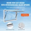 VEVOR Concession Window for Food Truck, 36"x24" Aluminum Alloy Food Truck Service Window, Up to 85 Degrees Stand Serving Window with Awning Door - 4 of 4