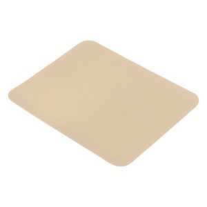 Unique Bargains PVC Non-Slip Waterproof Office Home Writing Desk Mat 10"x8" Khaki - 1 of 3