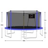 VisioGear 14FT Trampoline with Safety Enclosure Net, Trampoline with Basketball Hoop, Bule, 168"*168"*108" - 3 of 4