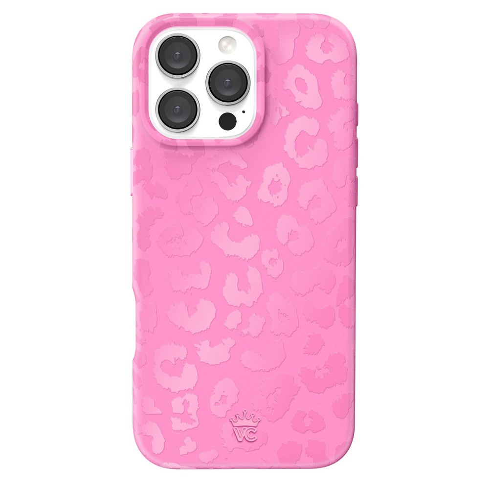 velvet caviar iphone 16 pro max magsafe case - hot pink leopard: plastic animal print, phone accessories