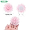 Unique Bargains Mesh Fabric Full Chiffon Flowers for DIY 12 Pcs - 3 of 4