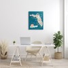 Stupell Industries Florida Sunny State Retro Vacation Tourism Vivid Map Canvas Wall Art - 2 of 4