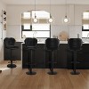 DobleePy Set of 4 High Back Adjustable Swivel Bar Stools, Modern Cushioned Chairs for Counter Height, Easy Assembly - 4 of 4
