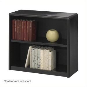 Steel ValueMate 2 Shelf Economy Steel Bookcase in Black - Safco - 1 of 1