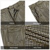 Men's 70s Disco Pants Metallic Sequin Straight Leg Trousers Party Dance Outfits Silver Plaid - 3 of 4