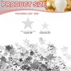 Unique Bargains Party Supply Plastic Lightweight Waterproof Twinkle Metallic Stars Foil Confetti 0.13 Ibs - 2 of 4