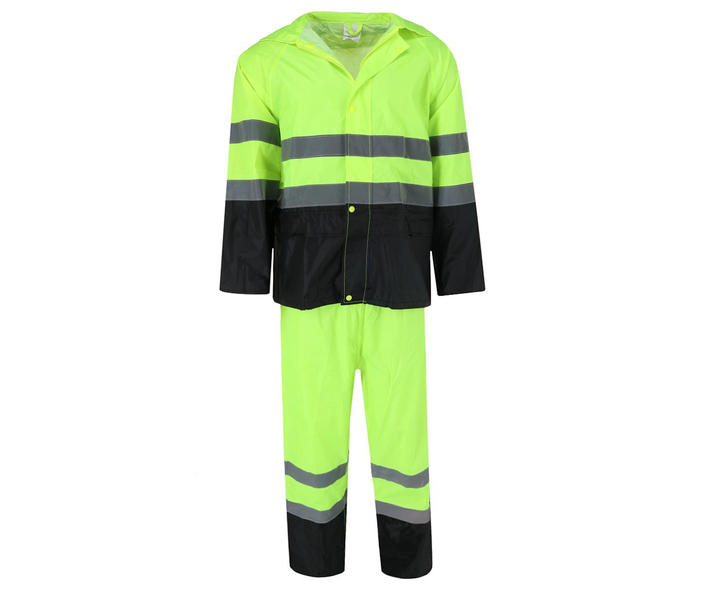 M.G.I. M.G.I. High Visibility Rainsuit with Coat and Pants, Large, Yellow — фото 1