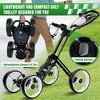 Probe Hues Lightweight 4-Wheel Golf Push Cart with Foldable Aluminum Frame - 3 of 3