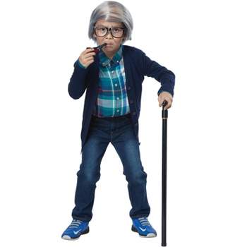 California Costumes Old Man Combover Child Costume Kit