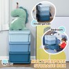 QingMoon 9 Drawer Dresser for Bedroom, 3 Tier Storage Organizer, Plastic Bins for Living Room, Entryway and Closet - 3 of 4