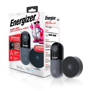 Energizer Connect Smart Wi-Fi 1080p Full HD Hardwire Video Doorbell ...