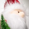 Sullivans Sitting Plush Santa With Tree Multicolor 9.5"H - 2 of 3