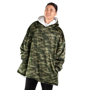 The Bare Homey - Adult Wearable Blanket - Fleece Side Pockets - 1 of 4