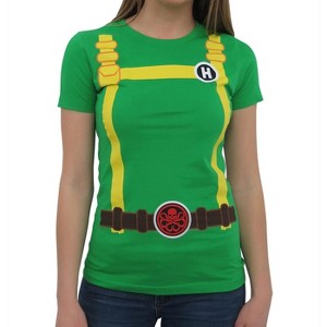 Womens Hydra Soldier Costume T-Shirt - 1 of 4