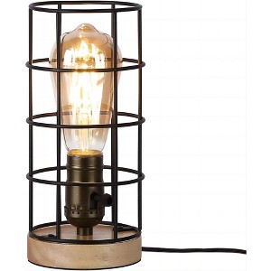8.66 in. Black Architect Small Table Lamp - 1 of 4