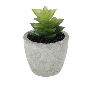 Unique Bargains Artificial Plants Plastic Pink 2.36"x2.36"x2.76" 1 Pcs - 1 of 4