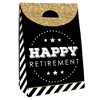Big Dot of Happiness Happy Retirement - Retirement Gift Favor Bags - Party Goodie Boxes Set of 12 - 3 of 4