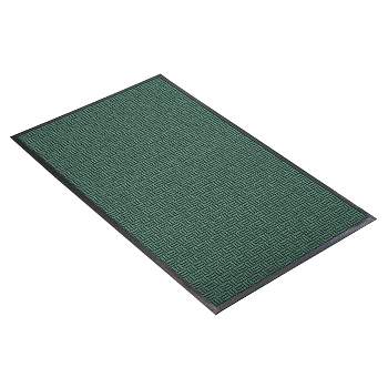 2'x3' Solid Doormat Hunter Green/Black - HomeTrax