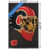 Trends International NHL Calgary Flames - Mask 16 Unframed Wall Poster Prints - 3 of 4