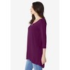 Roaman's Women's Plus Size Cutout Detail Ultra Femme Tunic - image 4 of 4