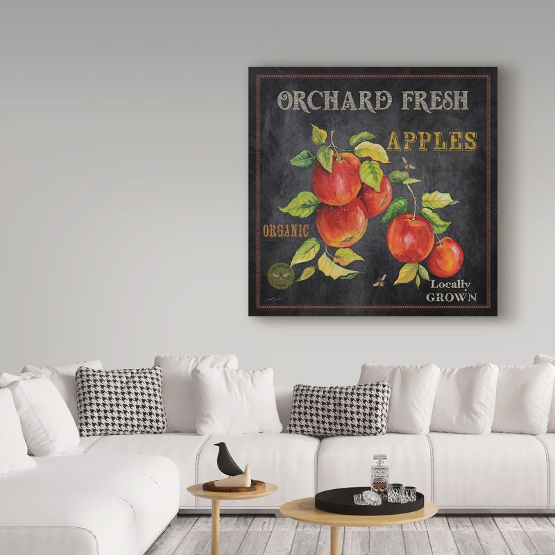 Trademark Fine Art -Jean Plout 'Orchard Fresh Apples' Canvas Art, 3 of 4