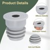 Unique Bargains Silicone Washing Machine Drain Sealing Stoppers 2 Pcs - 3 of 4