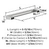 Amerock Composite 6-5/16 Inch (160mm) Cabinet or Furniture Pull - 4 of 4