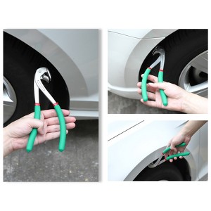 Car Door Fender Panel Crimp Dent Edge Pliers, Car Dent Repair Tools, Paintless Dent Repair Kit, Autobody Repair Tools, Wheel Eyebrow Flat Hole Pliers - 1 of 1