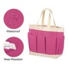 Unique Bargains 600D Oxford Waterproof Garden Tool Organizer Storage Carrier Bag 11.22" x 5.12" x 11.02" - 4 of 4