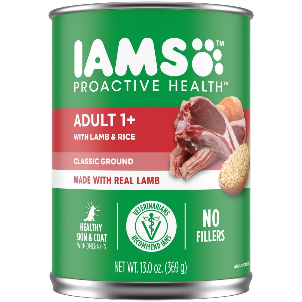UPC 019014013319 product image for IAMS Proactive Health Adult Ground Dinner with Lamb and Rice Wet Dog Food - 13oz | upcitemdb.com