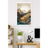 Trends International Reinders: Abstract - Autumn Mountains Framed Wall Poster Prints White Framed Version 22.375" x 34" - 2 of 4