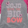 JoJo Siwa Big Bow Jojo  - Athletic Heather/Fuchsia - 5T - 2 of 3
