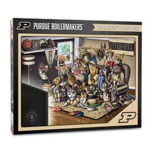 NCAA Purdue Boilermakers Purebred Fans 'A Real Nailbiter' Puzzle - 500pc - 1 of 3