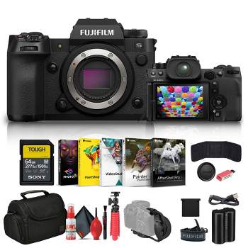 Fujifilm - X-H2S Mirrorless Camera (16756924) + 64GB Memory Card + Bag + More