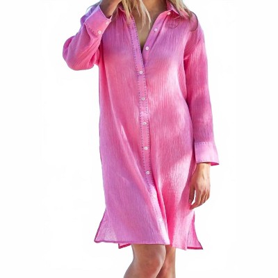 Women's Wo's Gauze Button Down Shirt - Debbie Katz