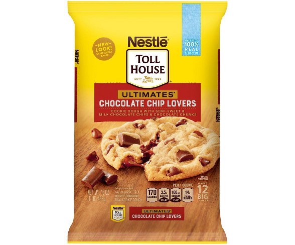 Nestle Tollhouse Ultimates Chocolate Chip Lovers Cookie Dough - 16oz