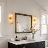 DORESshop 3 in. 2-Light Gold Vanity Light Fixture with Elegant Crystal Accents Bathroom Wall Sconce for Any Space - 4 of 4