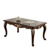 48" Traditional Coffee Table with Cabriole Legs and Carved Design for Living Room - 2 of 4