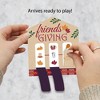 Big Dot of Happiness Friends Thanksgiving Feast - Friendsgiving Game Pickle Cards - Pull Tabs 3-in-a-Row - Set of 12 - 2 of 4