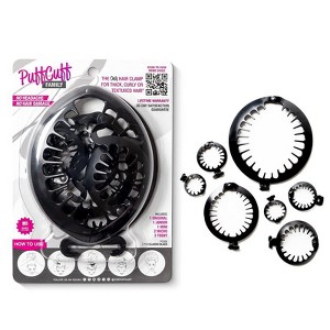 PuffCuff Family Pack - Orig, Junior, Mini, Micro and Teeny - For Thick, Curly, Textured Hair - Painless, Damage-Free Styling Tool - 1 of 4