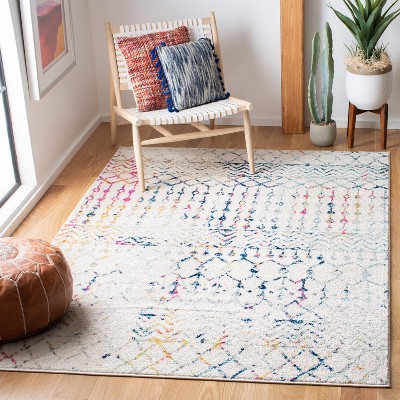 Safavieh Tulum Blue and Ivory 6' x 9' Area Rug