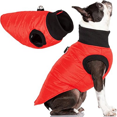 Gooby G21 Bomber Dog Jacket Red, Large