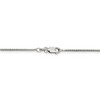 Black Bow Jewelry 1.15mm, Sterling Silver Solid Curb Chain Necklace - image 4 of 4