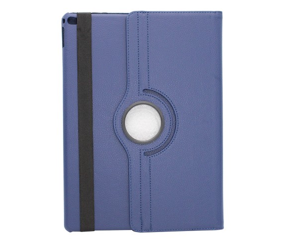 iPM 360 Degree Rotary Stand Faux Leather Case For iPad Pro 12.9" - Navy