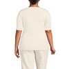 Lands' End Women's Lightweight Jersey Tie Front Top - 2 of 3