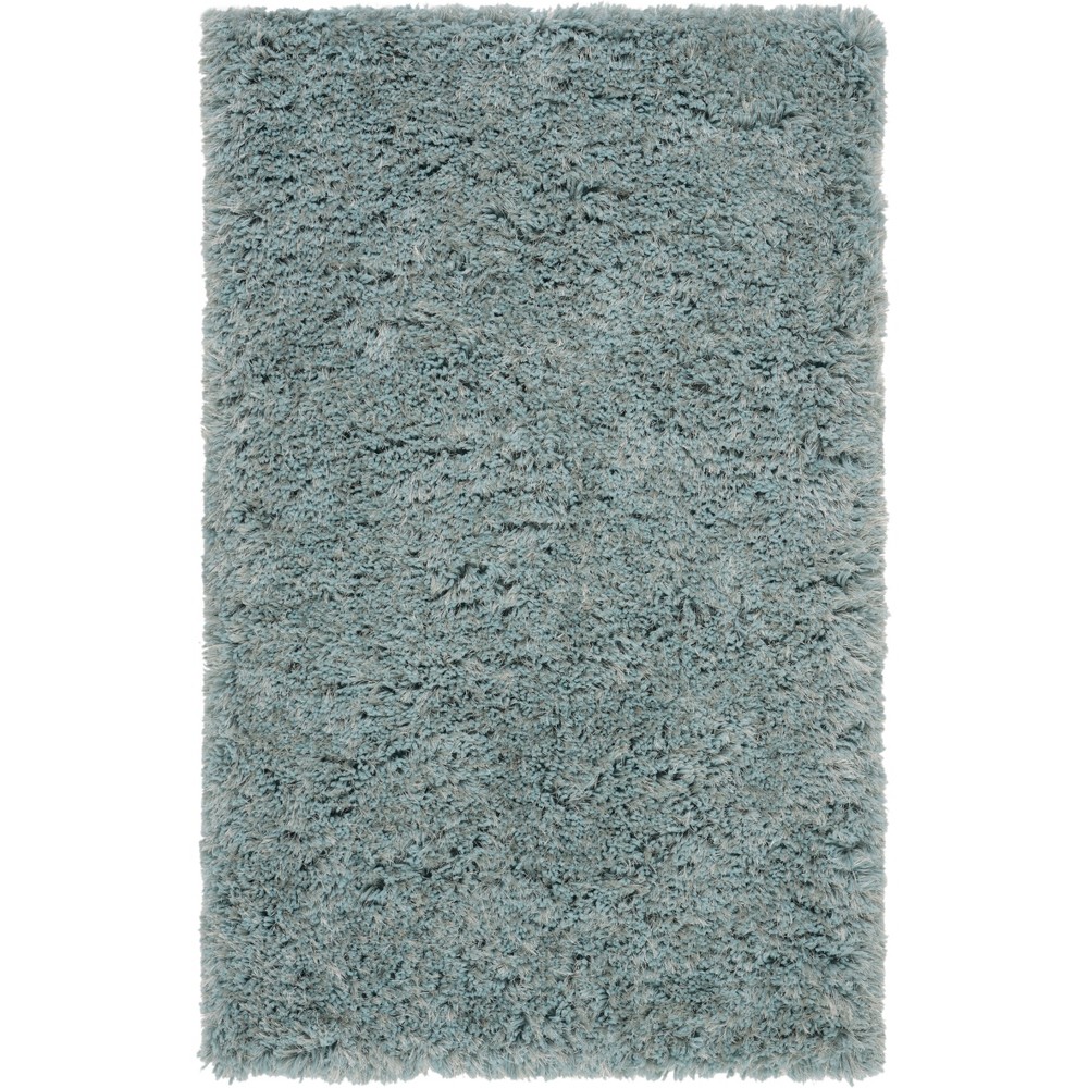 3'x5' Solid Tufted Accent Rug Blue/Light Gray - Safavieh