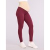 Women's Essential Stretch Secret Fit Over the Belly Maternity Leggings | Motherhood Maternity - 3 of 4